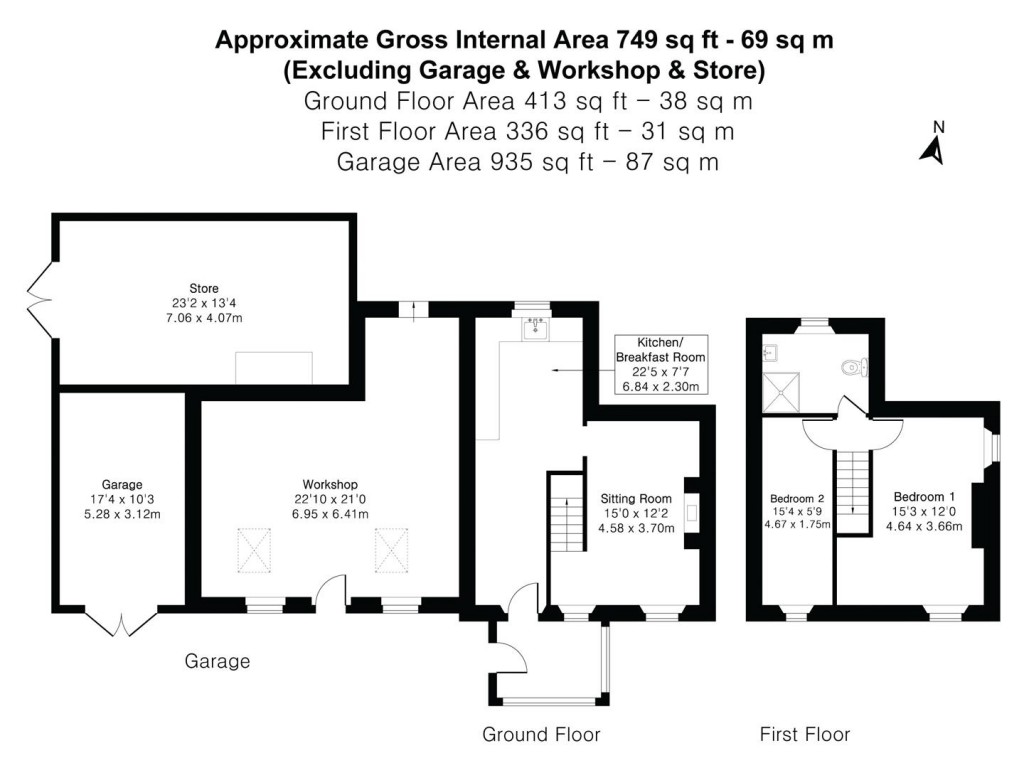 Floorplans For Sourton, Okehampton
