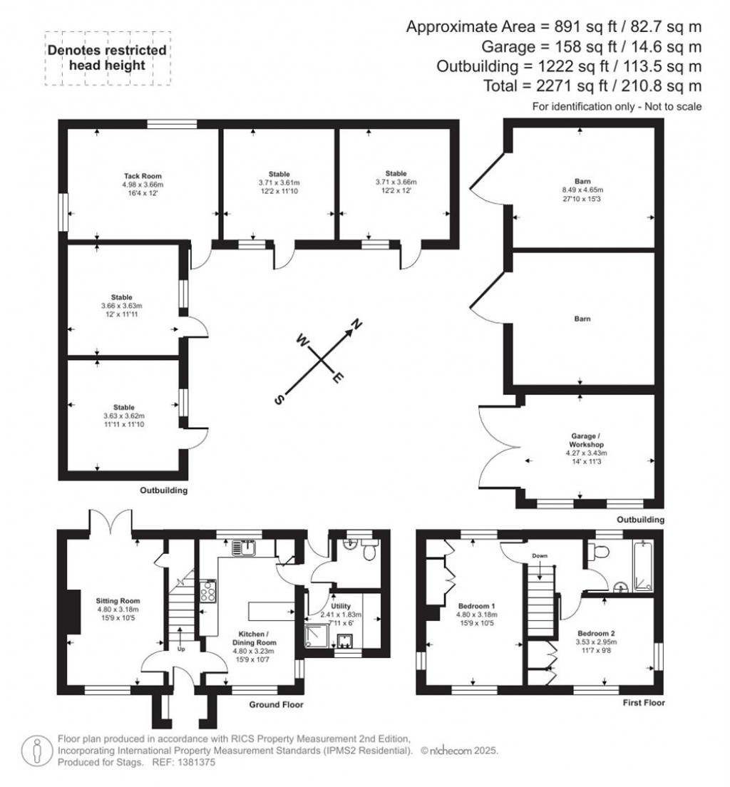 Floorplans For Skinners Bottom, Redruth