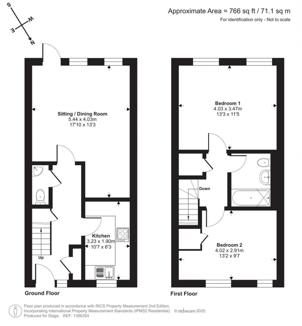 Floorplans For Ash Gardens, Dartington, Totnes