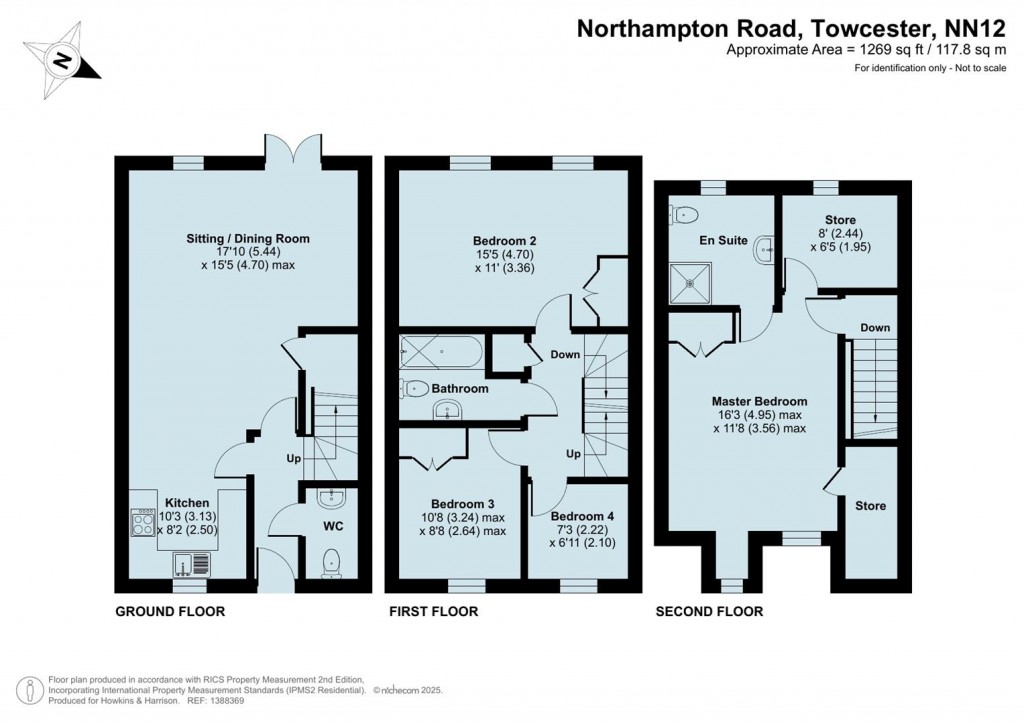 Floorplans For Northampton Road, Towcester, NN12