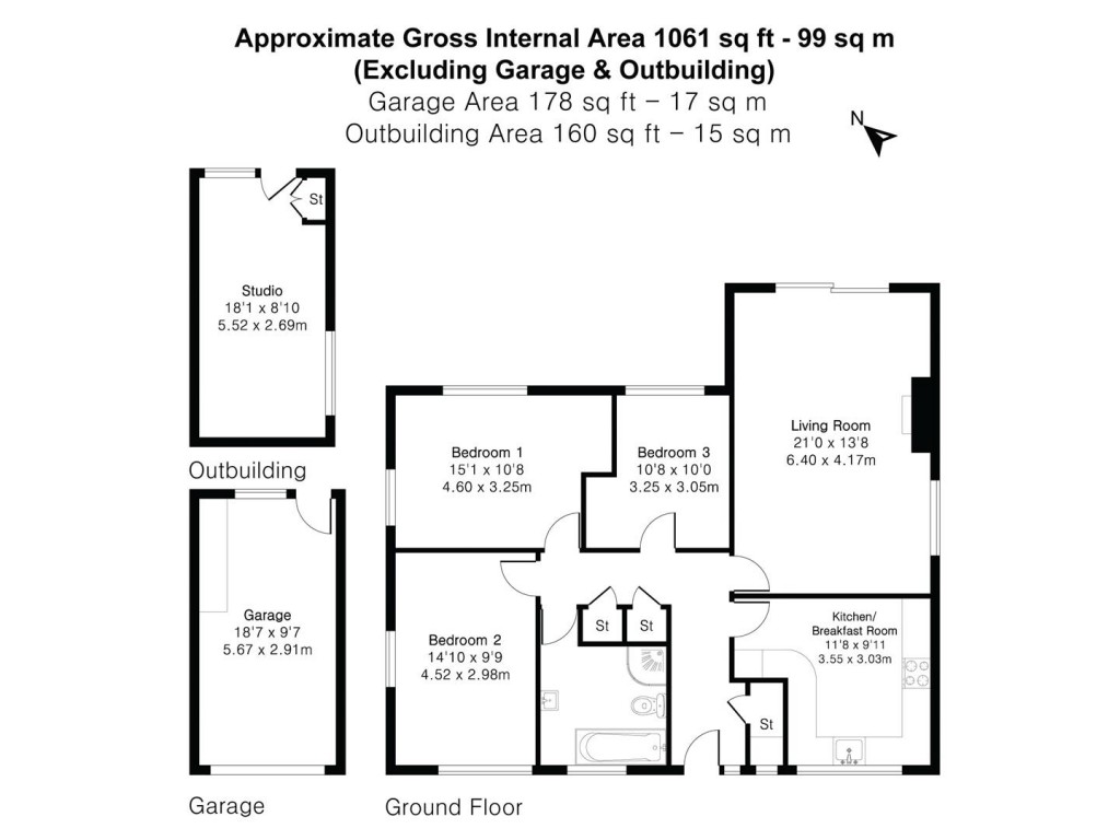 Floorplans For East Park Close, Winkleigh