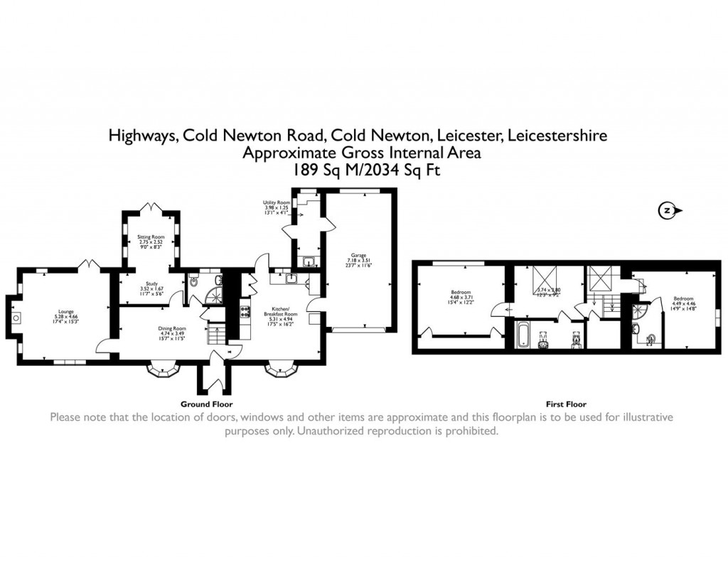 Floorplans For Cold Newton Road, Cold Newton, Leicester