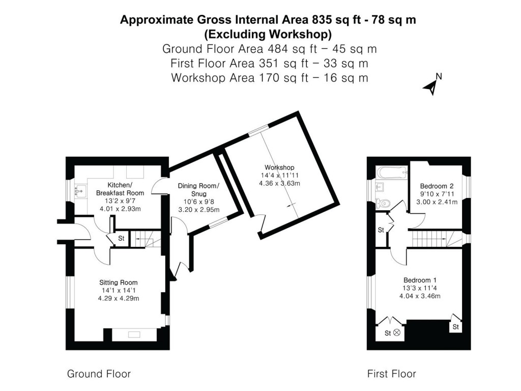 Floorplans For Petrockstow, Okehampton