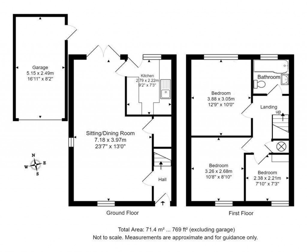 Floorplans For Mead Fields, Bridport, Dorset