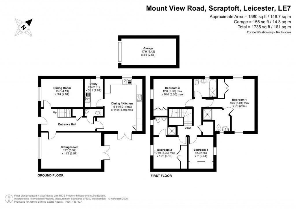 Floorplans For Mount View Road, Scraptoft, Leicestershire