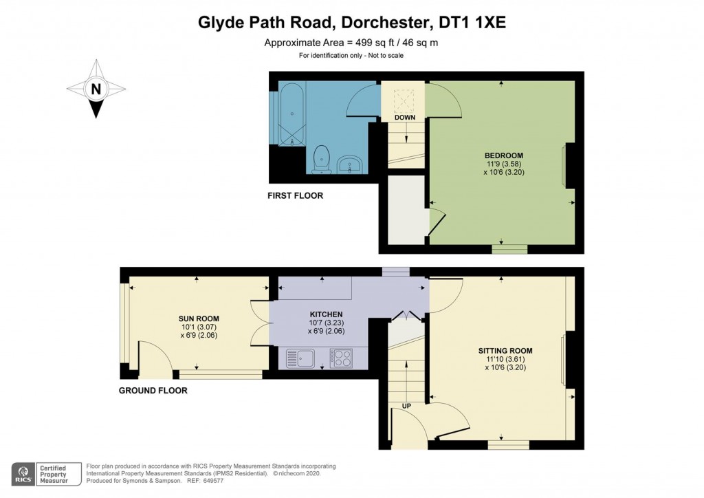 Floorplans For Glyde Path Road, Dorchester, Dorset