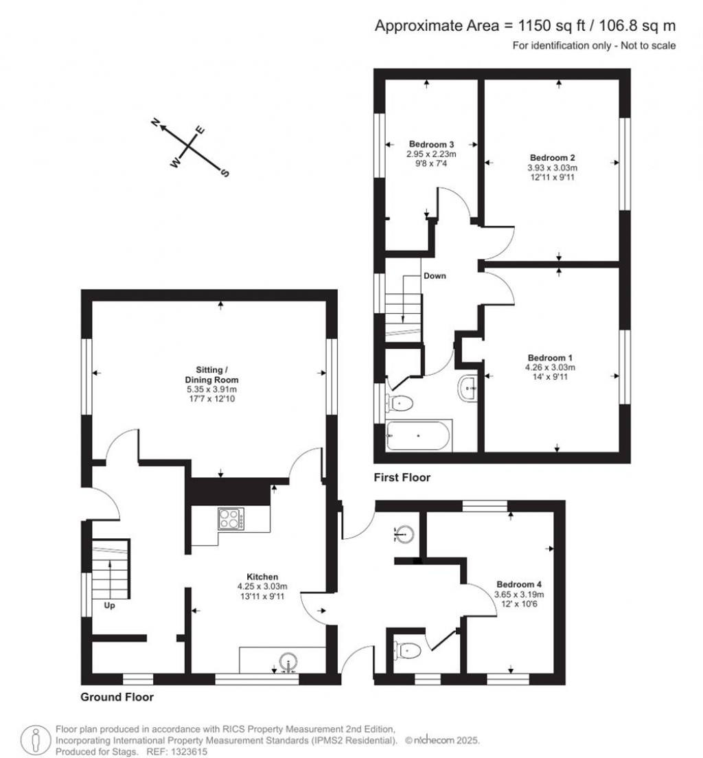 Floorplans For Drakes Park, Bere Alston
