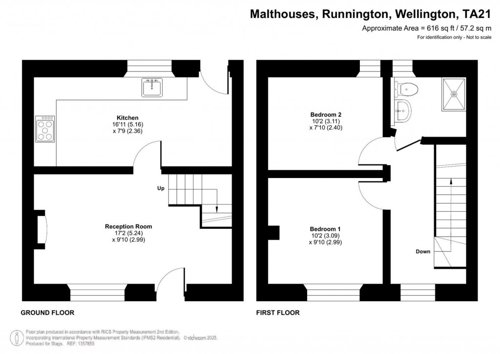 Floorplans For Malthouses, Runnington, Wellington