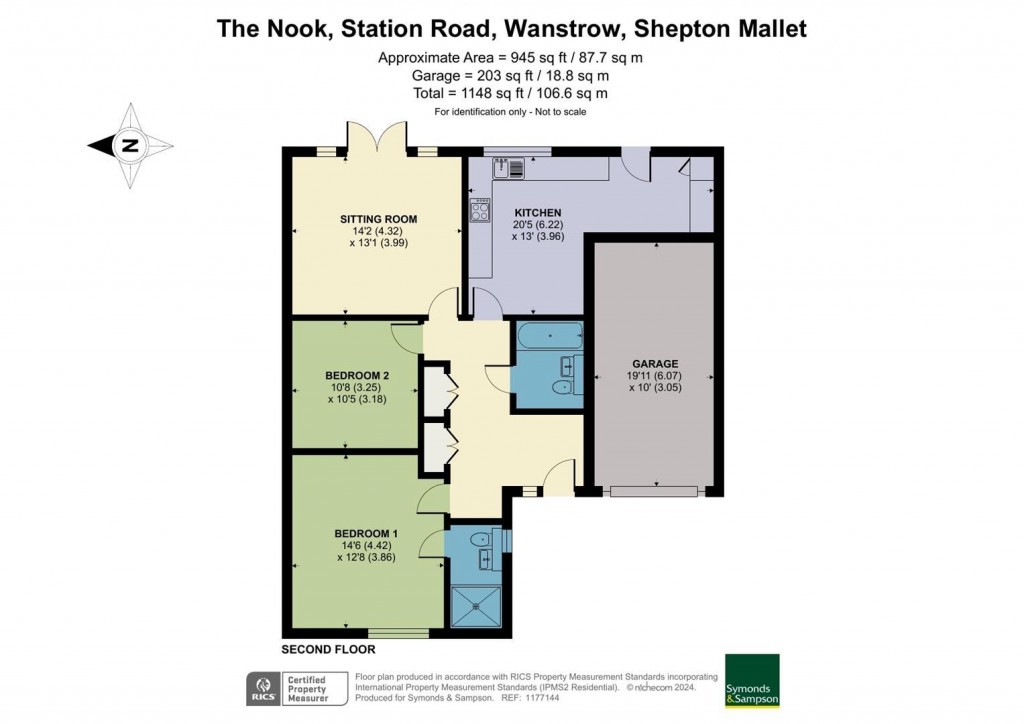 Floorplans For Station Road, Wanstrow, Nr Bruton, Somerset