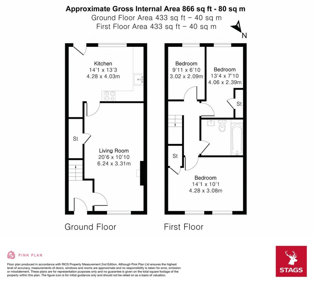 Floorplans For New Walk, Totnes