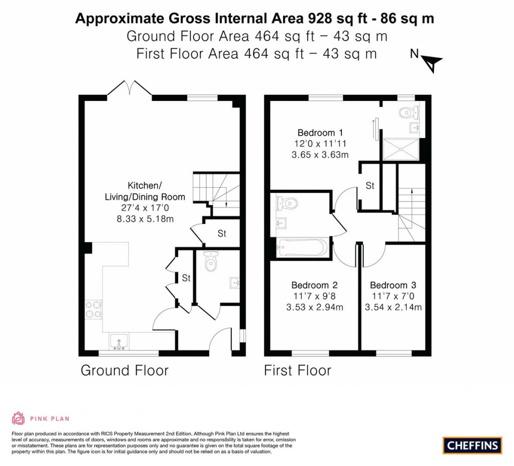 Floorplans For Quinton Road, Witchford, Ely