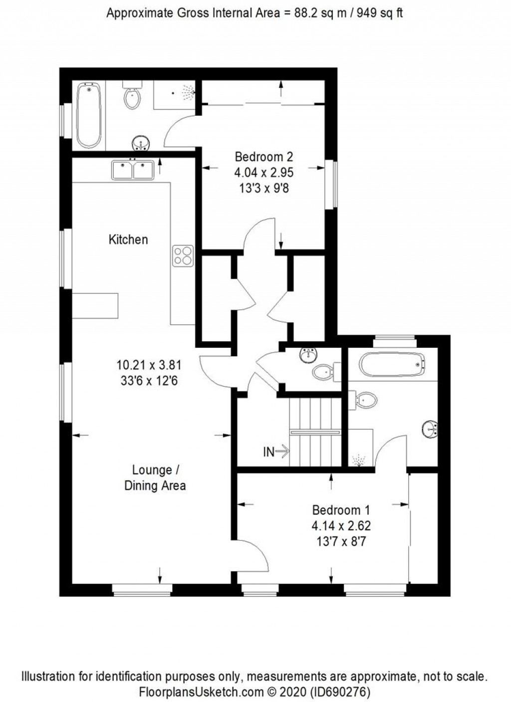 Floorplans For The Quay, Appledore