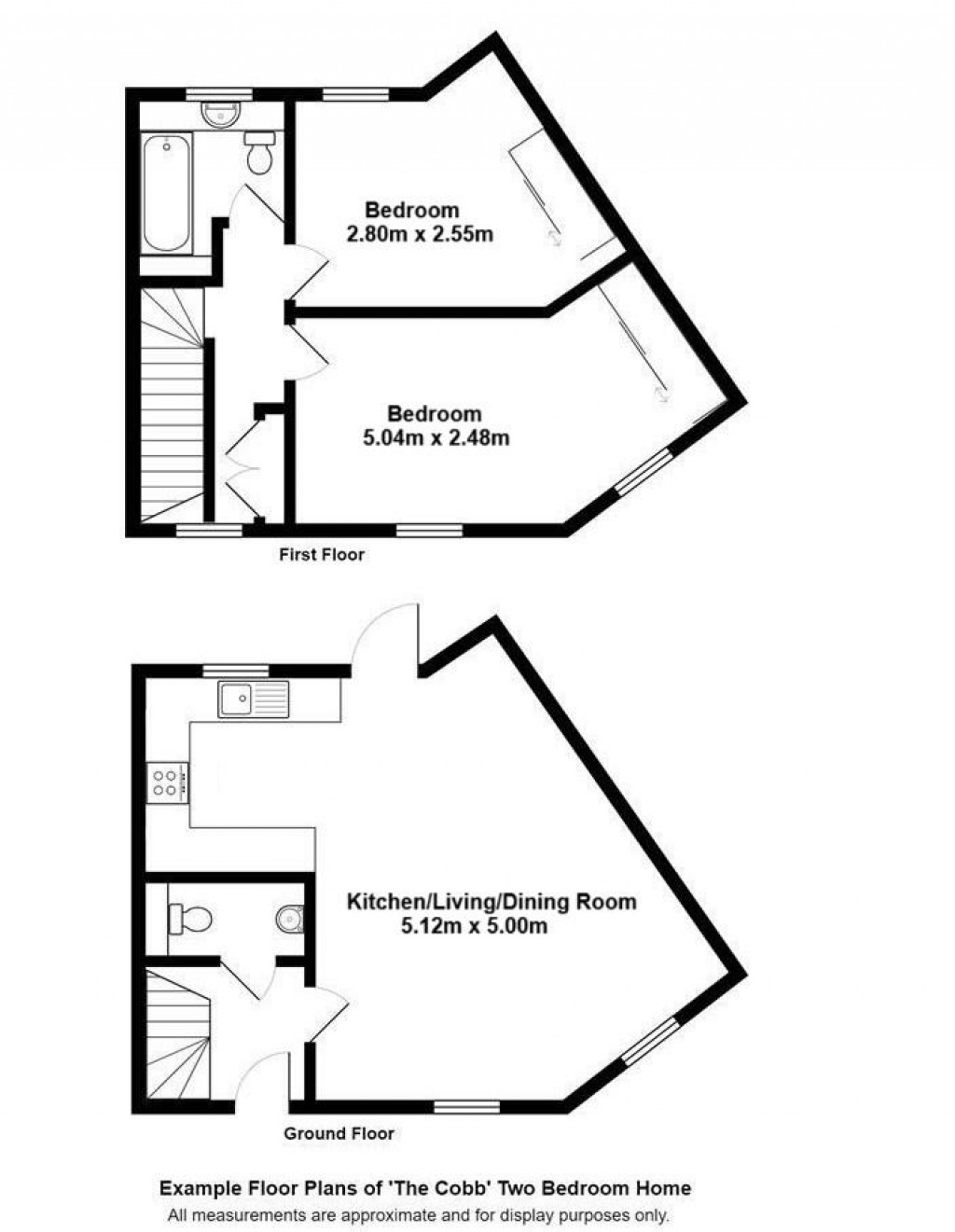 Floorplans For Applebee Way, Lyme Regis