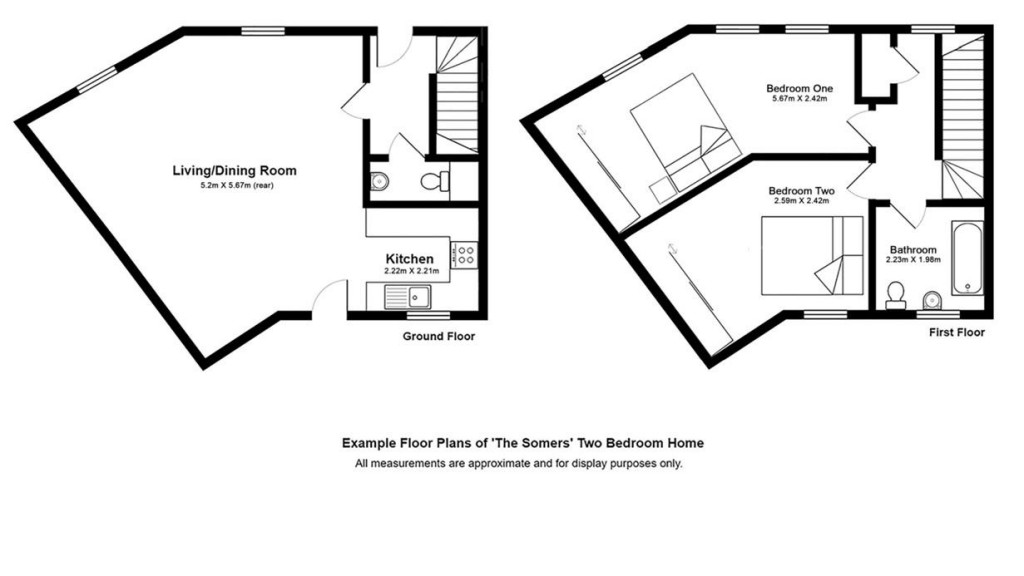 Floorplans For Applebee Way, Lyme Regis