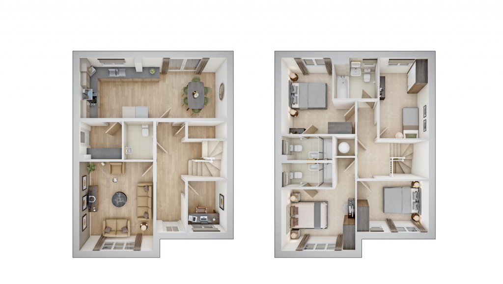 Floorplans For Birch Road, Landkey
