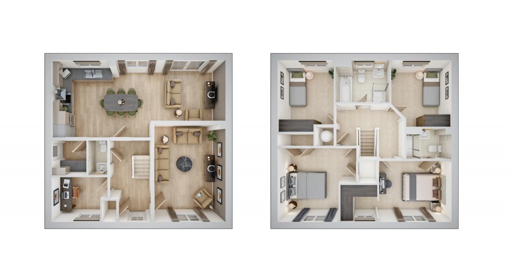 Floorplans For Birch Road, Landkey
