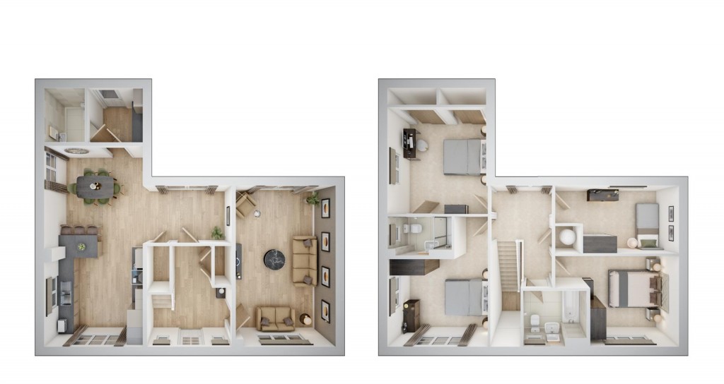 Floorplans For Birch Road, Landkey