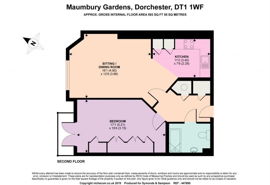 Floorplans For Maumbury Gardens, Dorchester, Dorset