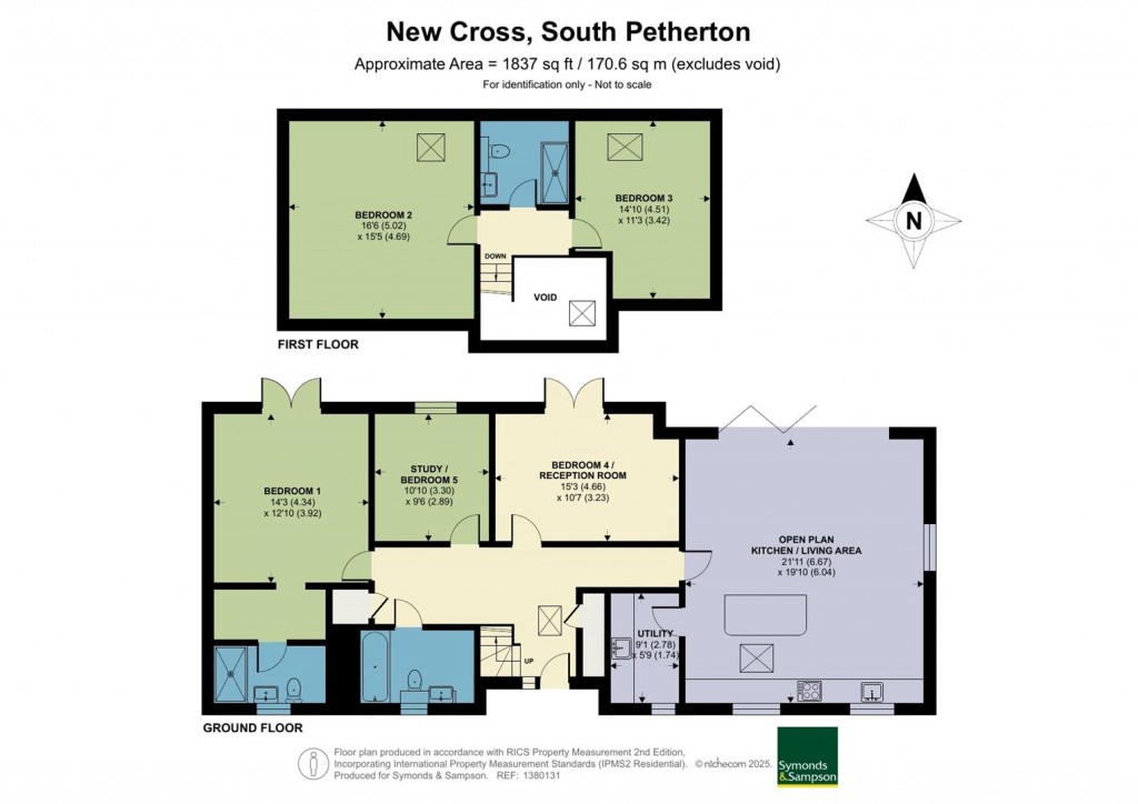 Floorplans For Hill View Court, New Cross, South Petherton
