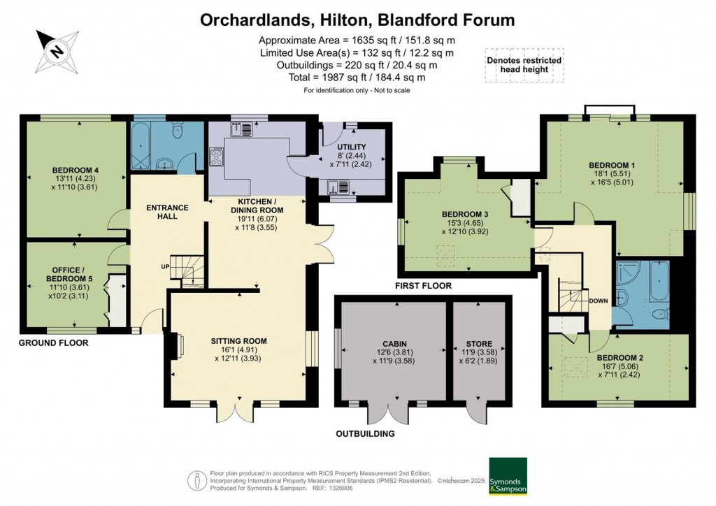 Floorplans For Hilton, Blandford Forum