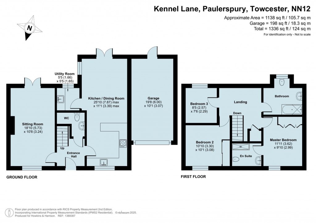 Floorplans For Kennel Lane, Paulerspury, NN12