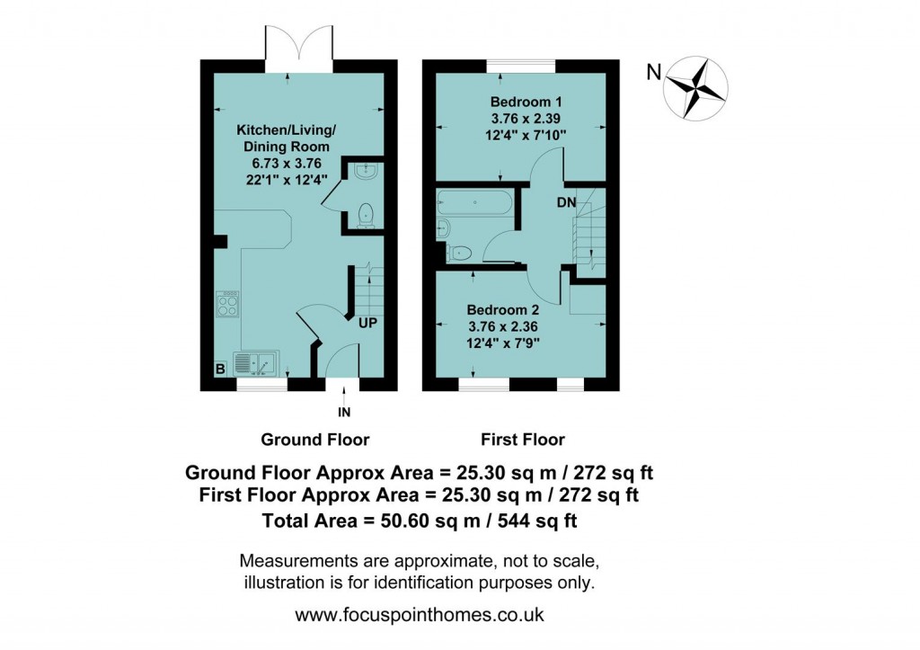 Floorplans For Hana Close, Banbury