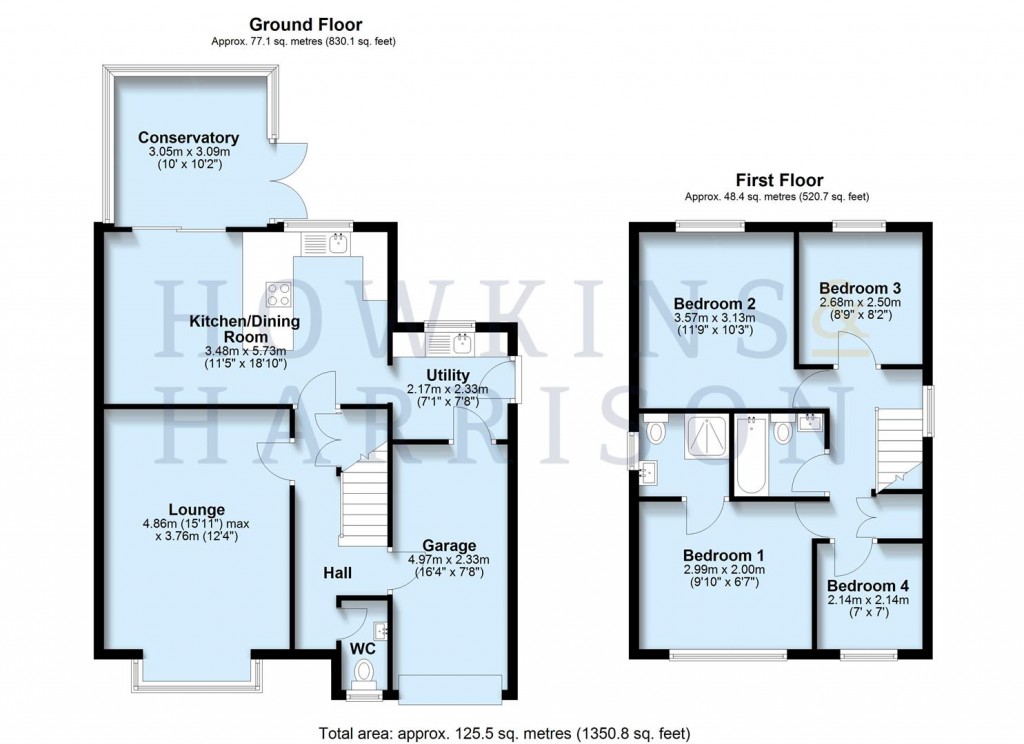 Floorplans For Flavel Court, Austrey, CV9
