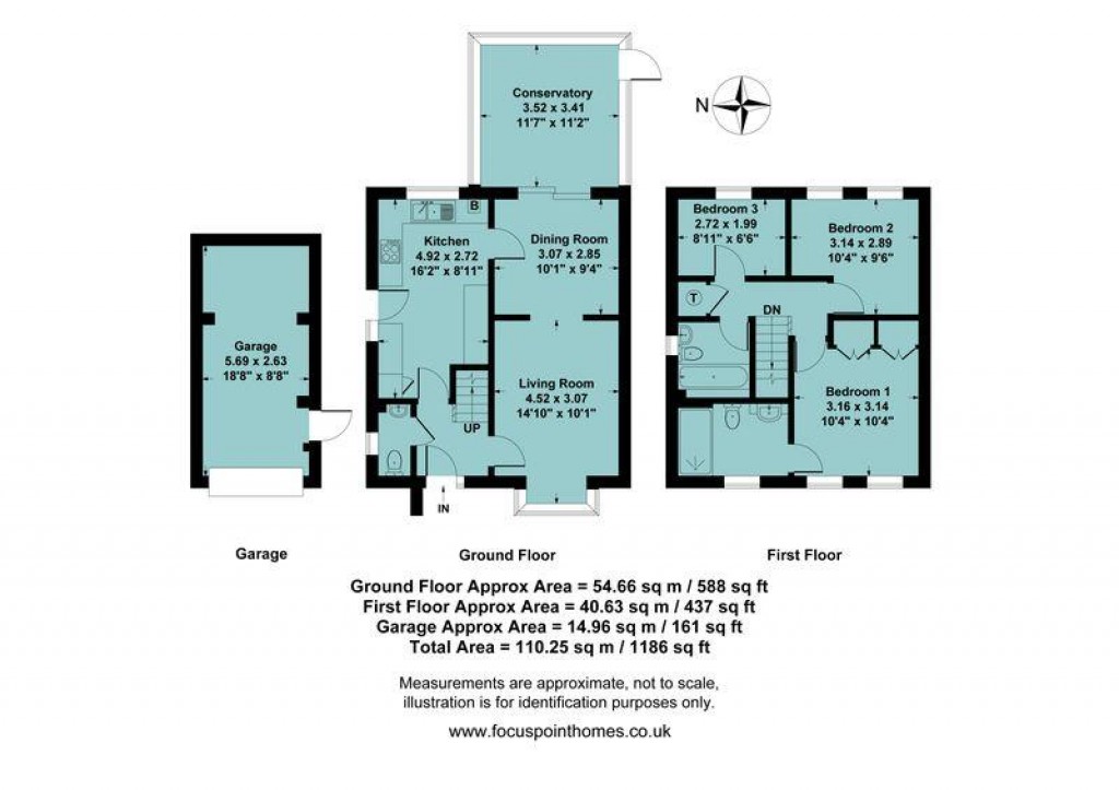 Floorplans For Coopers Gate, Banbury
