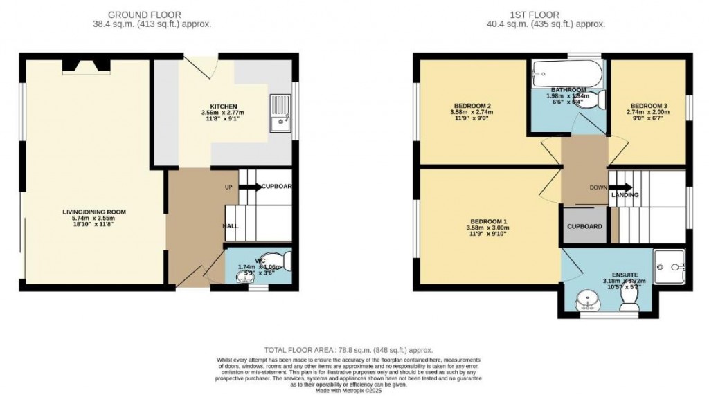 Floorplans For Kestrel Close, Beck Row