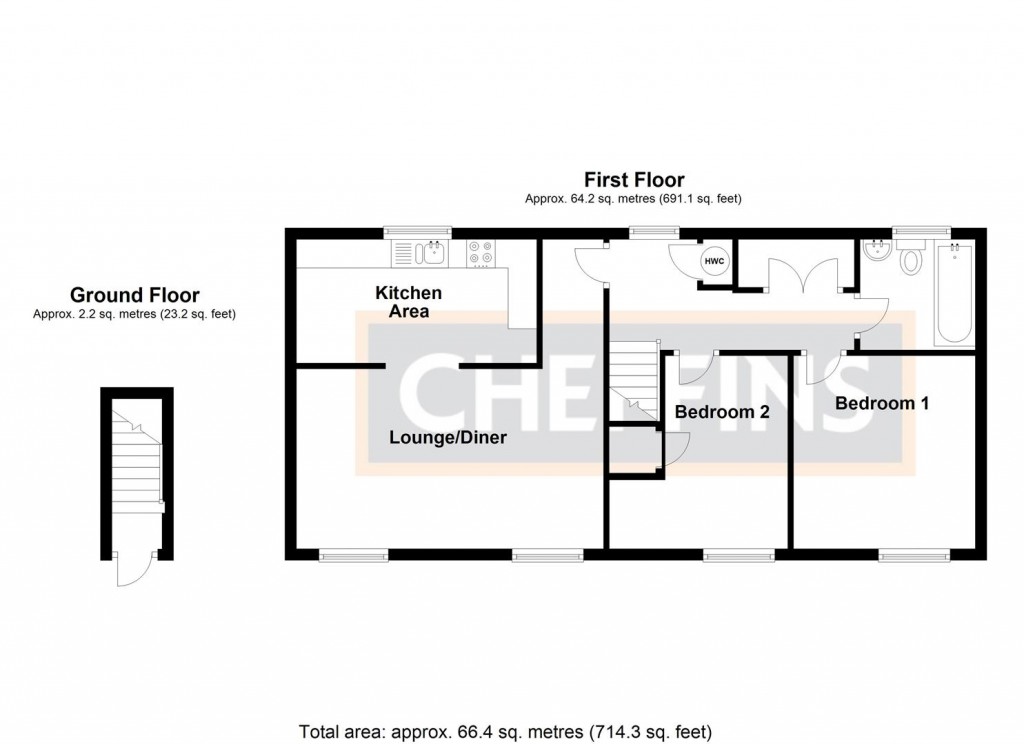 Floorplans For Merivale Way, Ely