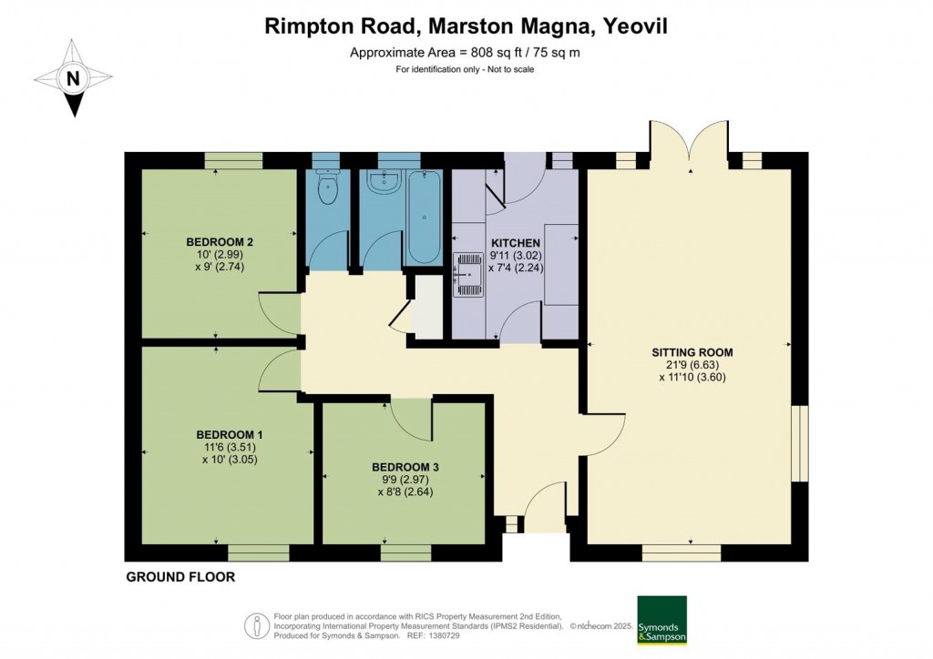 Floorplans For Rimpton Road, Marston Magna, Somerset