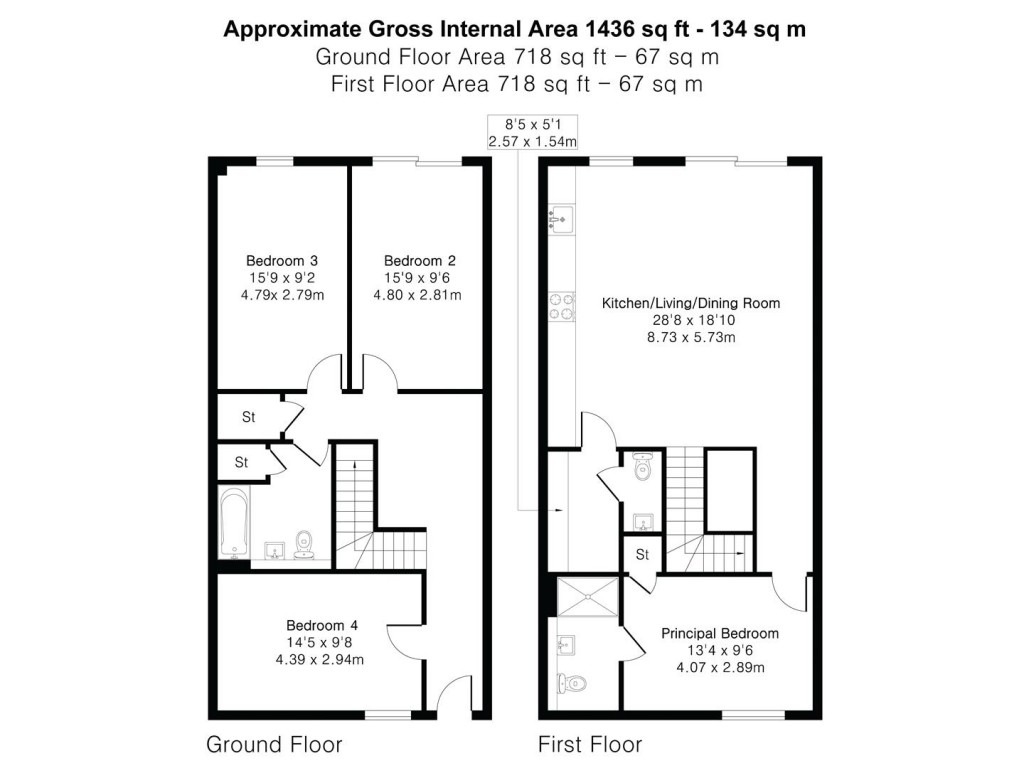 Floorplans For Stable Yard, Lode Fen, Lode