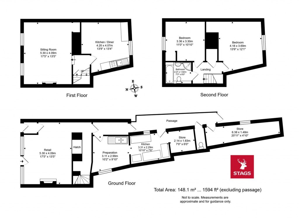 Floorplans For West Street, Bridport