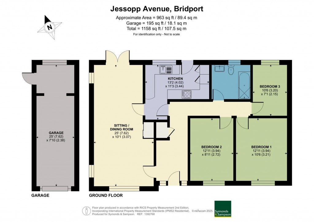 Floorplans For Jessopp Avenue, Bridport, Dorset