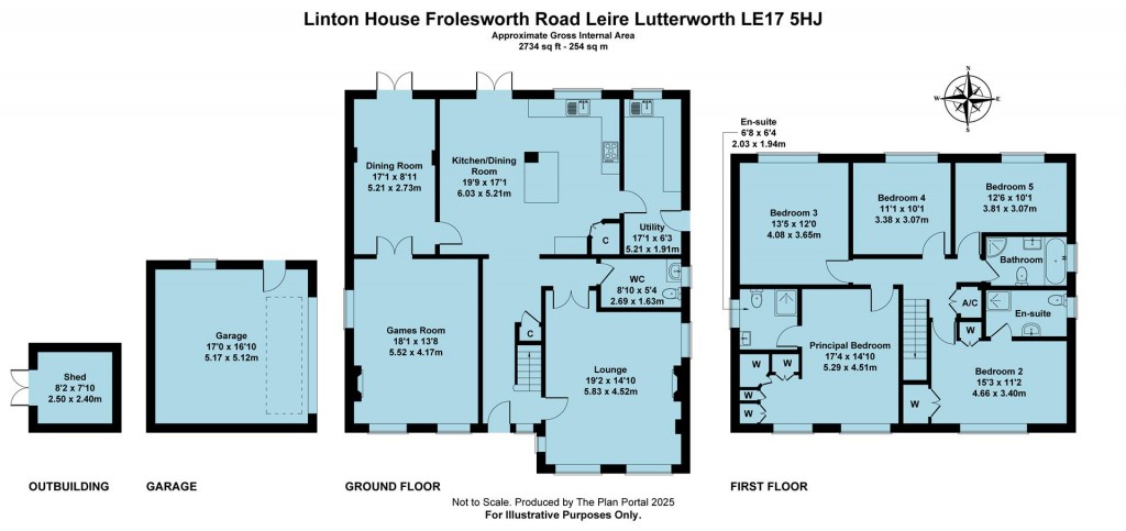 Floorplans For Frolesworth Road, Leire, Lutterworth