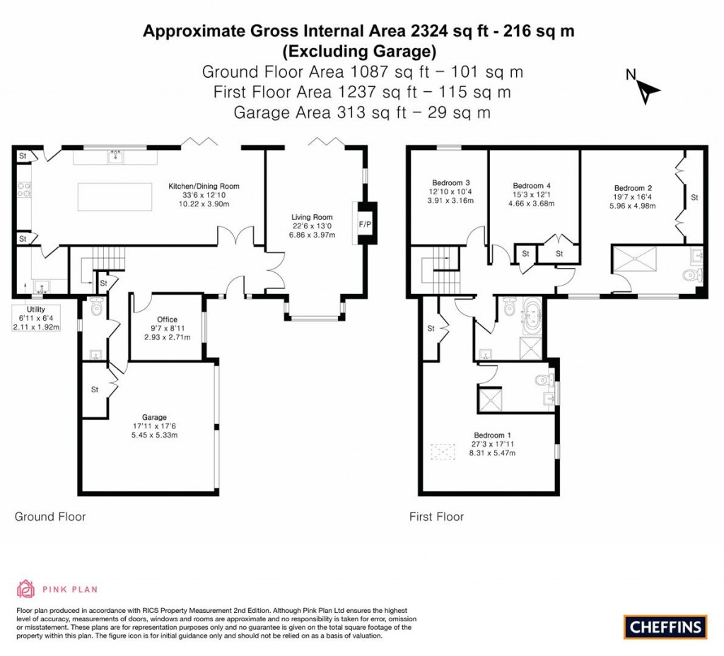 Floorplans For Stretham Road, Wicken, Ely