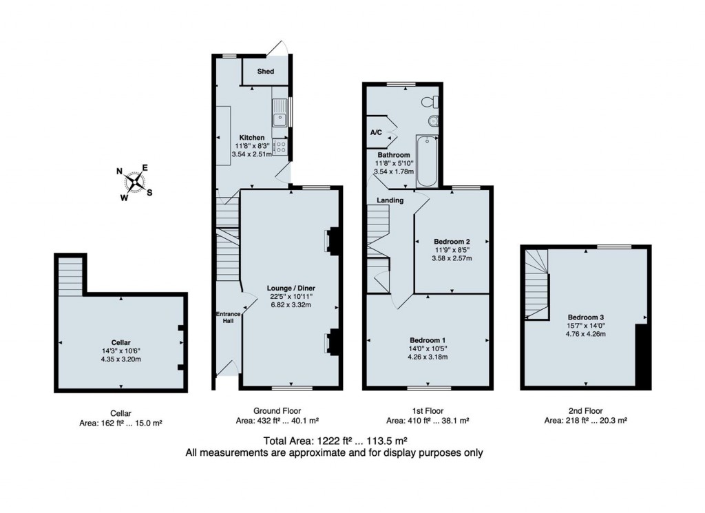 Floorplans For Clarke Road, Northampton, NN1