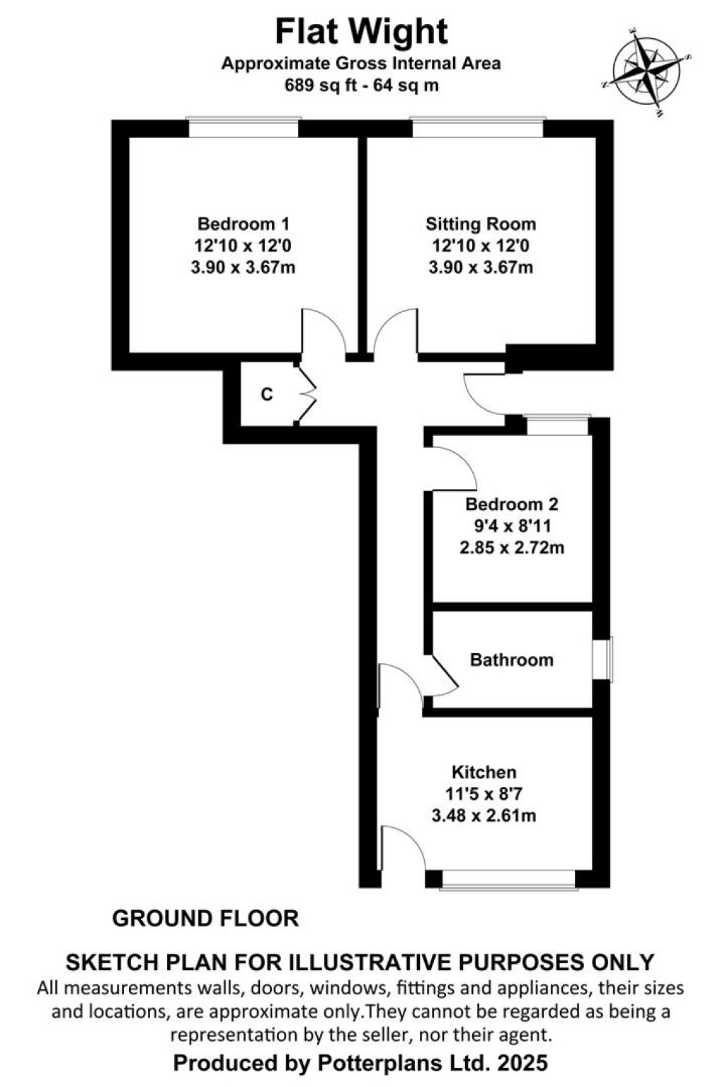 Floorplans For Bembridge, Isle of Wight