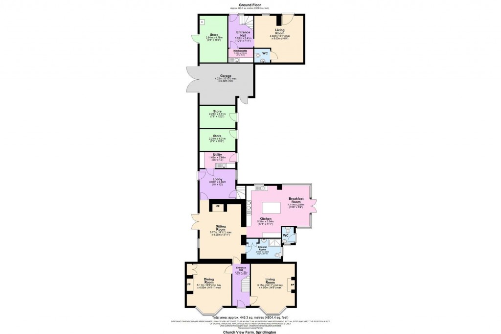 Floorplans For Spridlington, Market Rasen