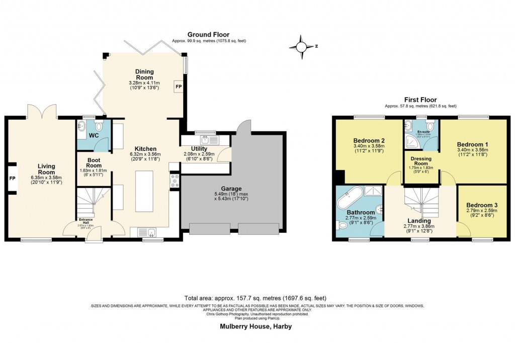 Floorplans For Enfield Court, Harby, Newark