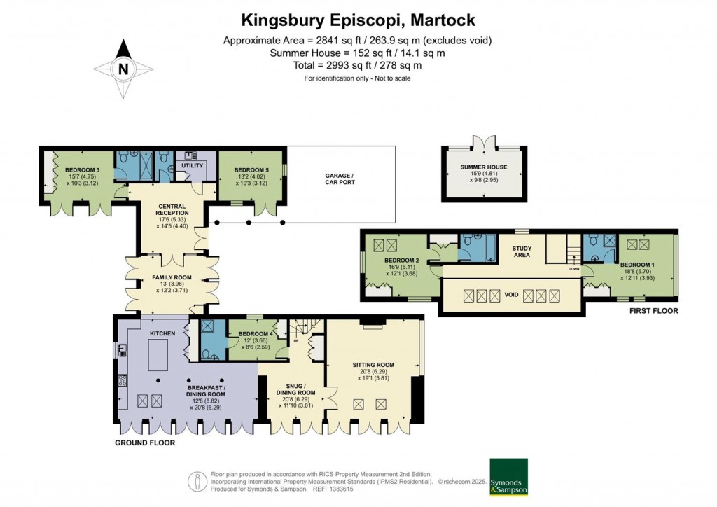 Floorplans For Silver Street, Kingsbury Episcopi, Somerset