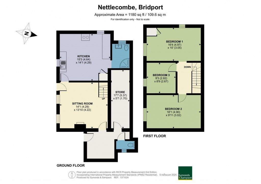 Floorplans For Castle Mill Lane, Nettlecombe, Bridport