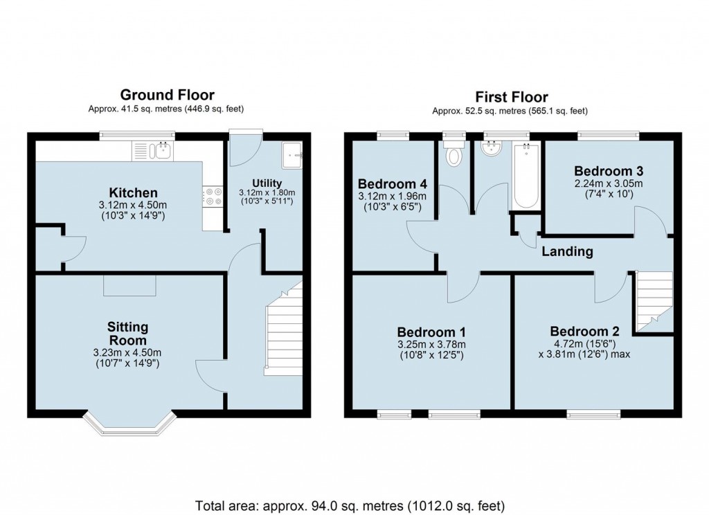Floorplans For Tennyson Road, Daventry, NN11