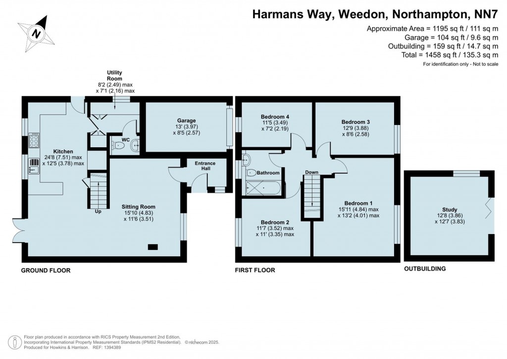 Floorplans For Harmans Way, Weedon, NN7