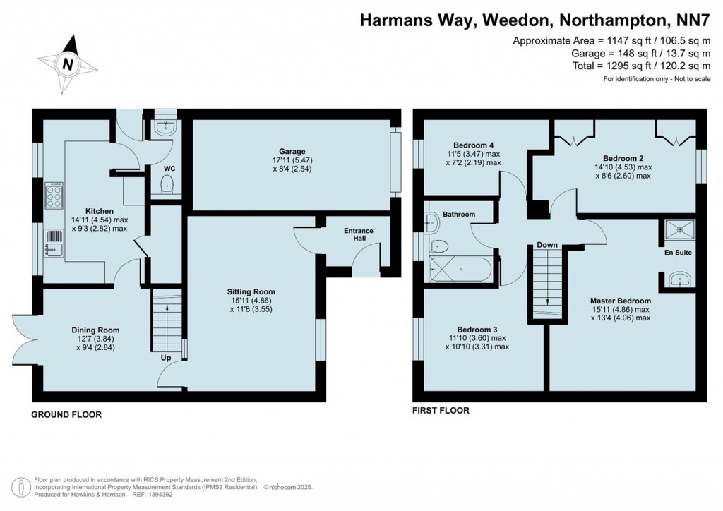 Floorplans For Harmans Way, Weedon, NN7