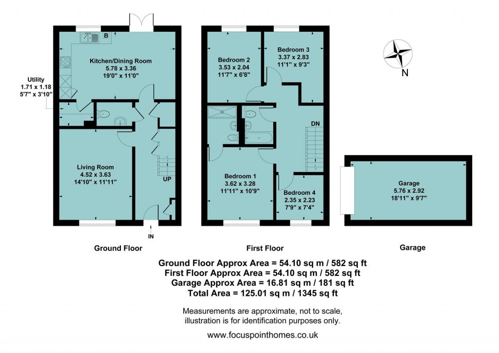 Floorplans For Poulter Road, Banbury
