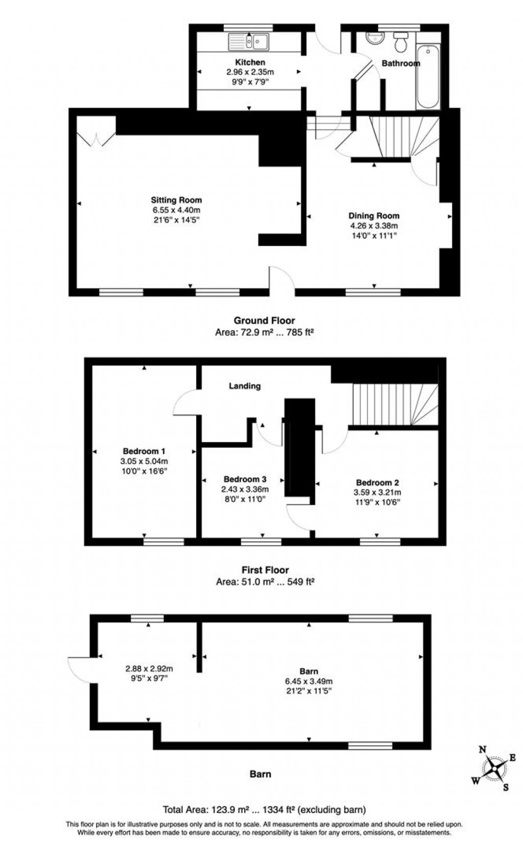Floorplans For The Street, Kilmington, Axminster