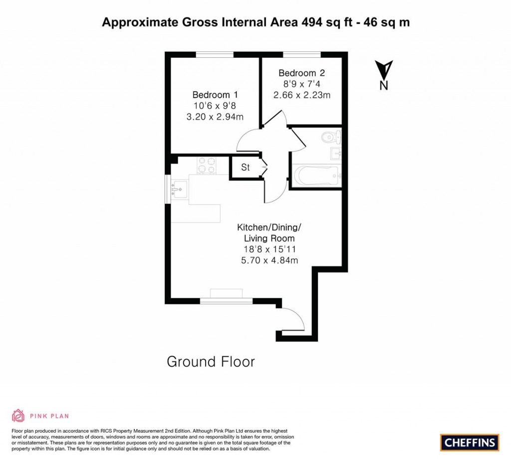 Floorplans For Coupals Close, Haverhill