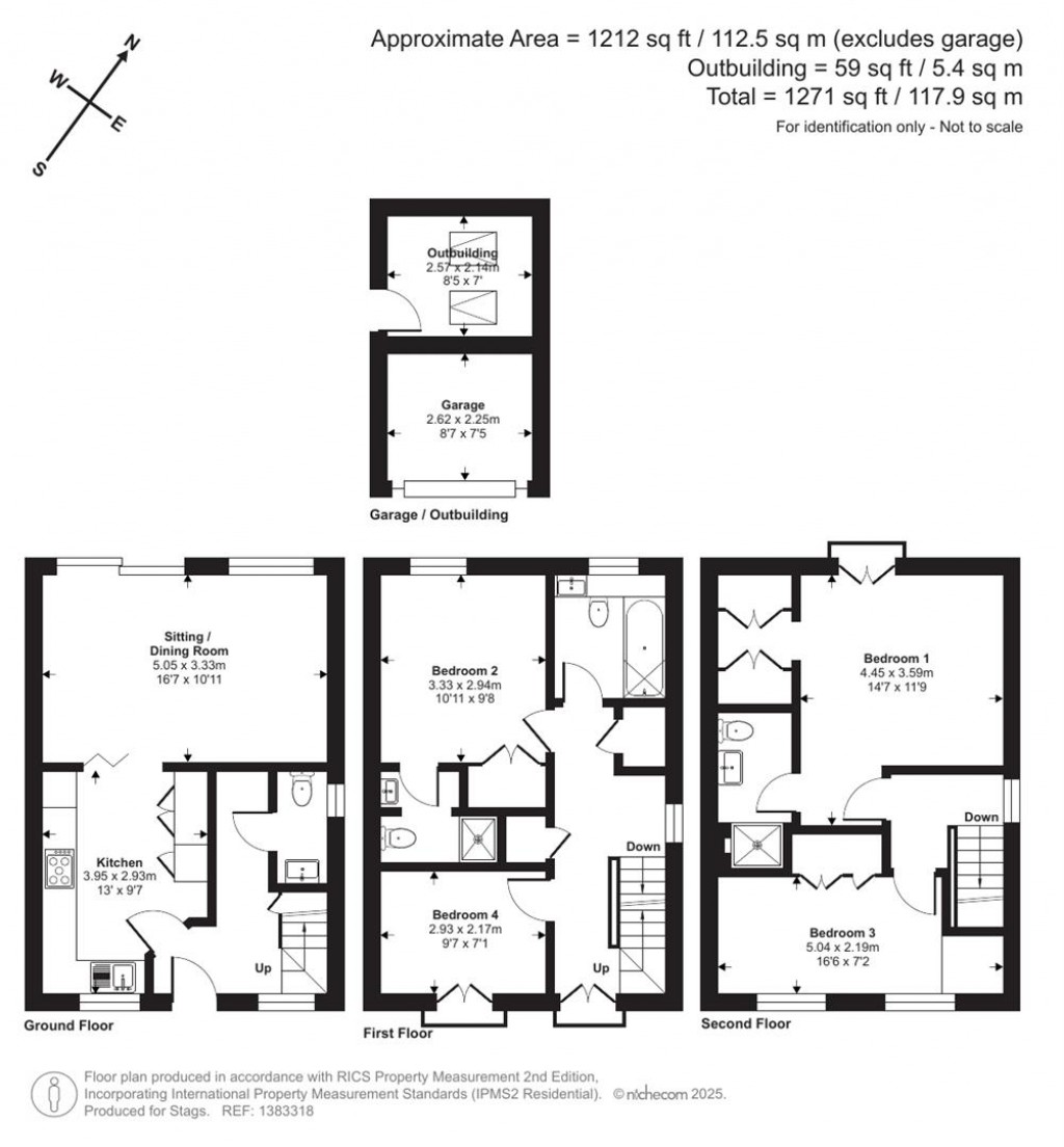 Floorplans For Lister Close, Exeter