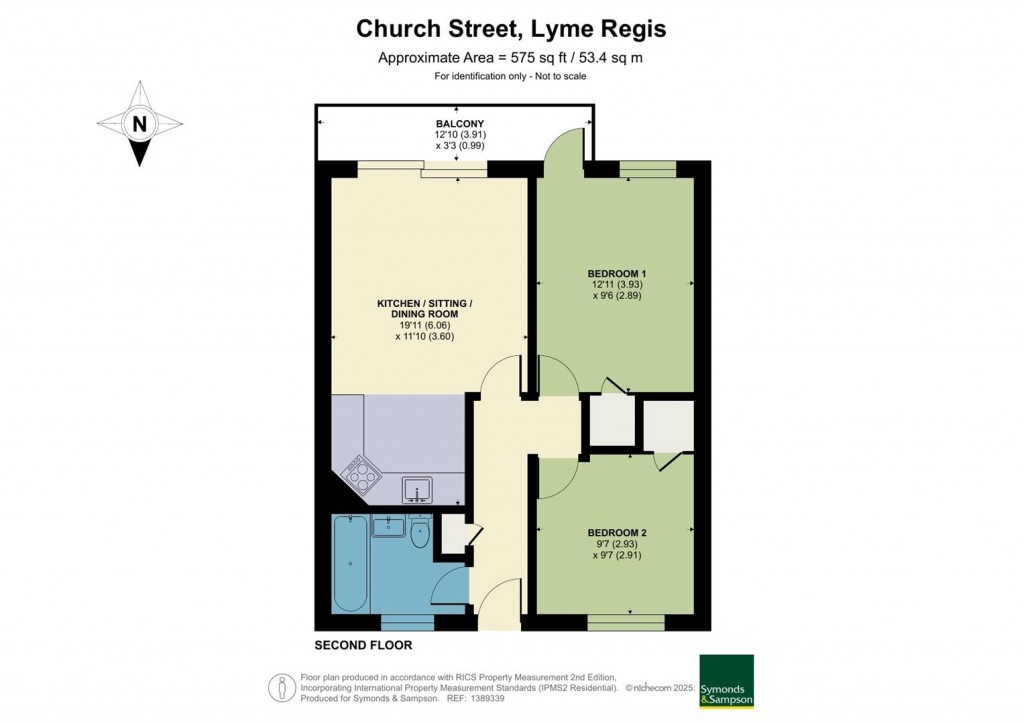 Floorplans For Church Street, Lyme Regis